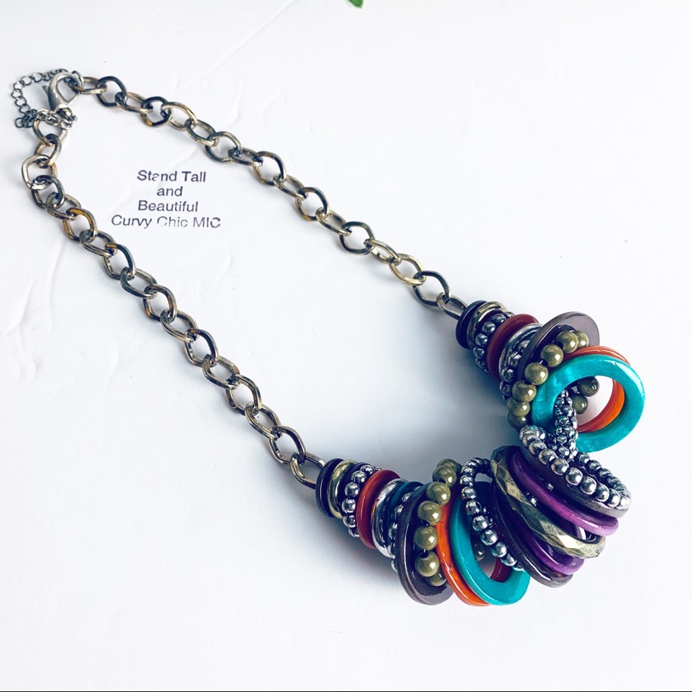 Statement Multi-Color Necklace